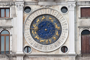 Obraz premium Zodiac clock, Venice