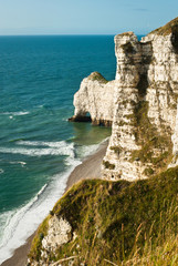 Rocky Beach in Normandy, France