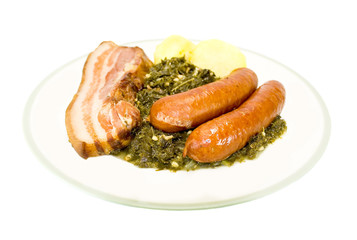 deftiges Grünkohlgericht