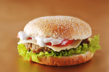 sandwich with  cutlet