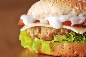 sandwich with  cutlet