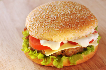 sandwich with  cutlet