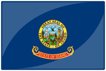 drapeau glassy idaho flag