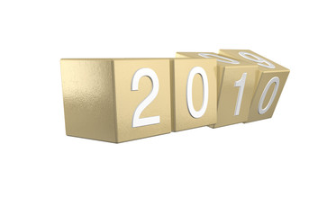 2010 Neujahr Silvester Kalender