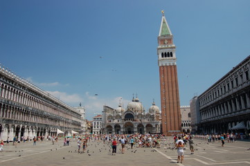 Plac św. Marka w Wenecji - obrazy, fototapety, plakaty