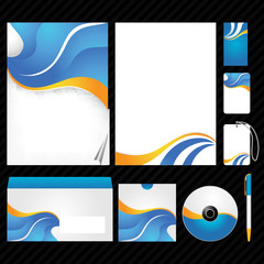 Template for Business artworks. Vector