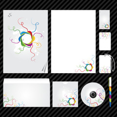 Template for Business artworks. Vector
