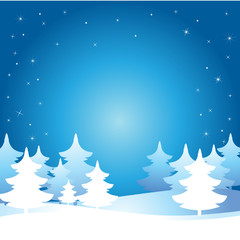 Christmas (New Year)  card. vector