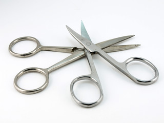 Two old scissors