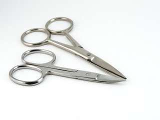 Two scissors