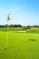 Obraz premium Golf flag