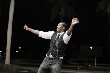 Man dancing