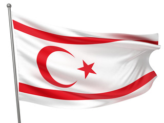 Turkish Republic of Northern Cyprus National Flag