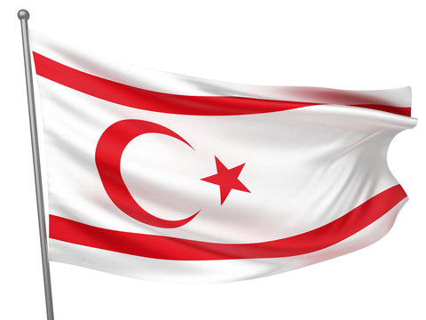 Turkish Republic Of Northern Cyprus National Flag