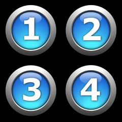 alphabet on black background