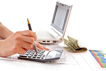 Calculation of financial growth and investment