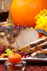 Sage  Mustard Roast Tenderloin Pork