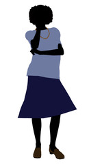 Grandmother Illustration Silhouette