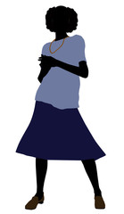 Grandmother Illustration Silhouette