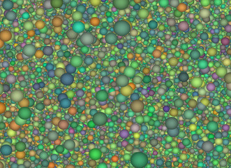 Collection of color sphere