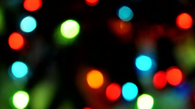 Lumières floues multicolores - Vidéo HD
