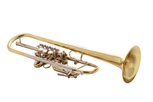 gold trumpet