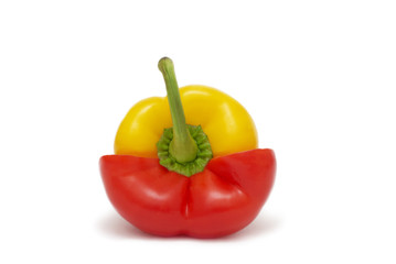 Red and yellow pepper