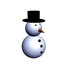 a snowman
