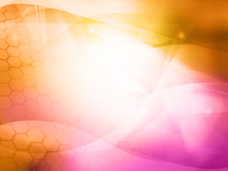 Streams of light abstract Cool waves