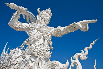 Fototapeta premium The being who deals out punishment to the wicked in the nether w