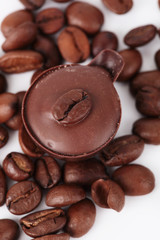 Chocolate sweet and coffe