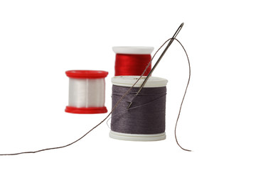 Thread white needle