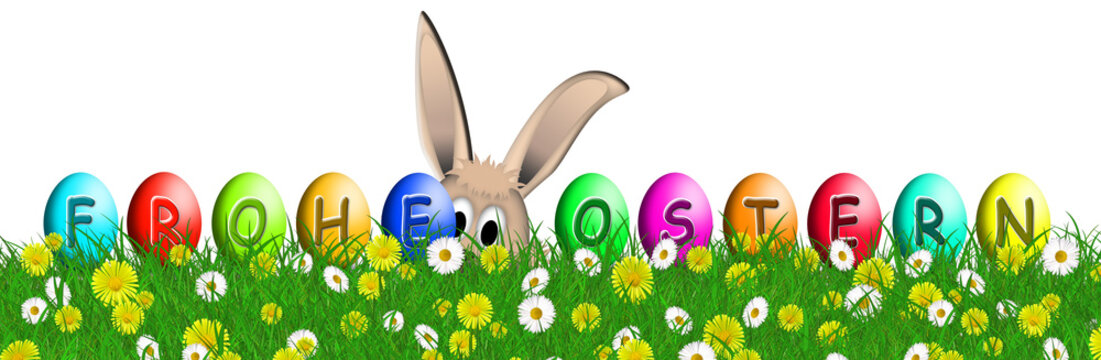 Easter Bunny In Springtime