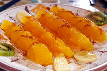 salade d'oranges