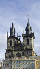 Fototapeta na wymiar Madonna di Tyn, Praga