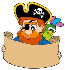 Carte au trésor de lecture de pirate