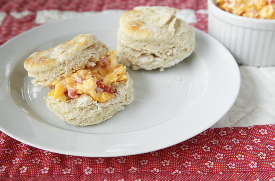 Fresh Biscuits And Pimento Cheese