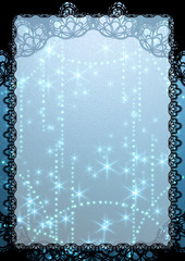 レースと光の背景