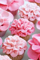 Flower cupcakes