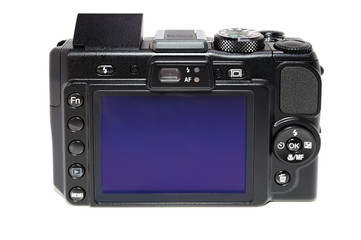 Black digital camera