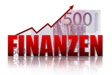 Fototapeta premium Steigende Finanzen