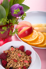 pink breakfast