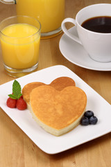 Fresh hot  pancakes