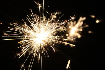 Wunderkerzen am Silvester