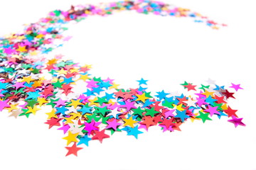 stars isolated on white background