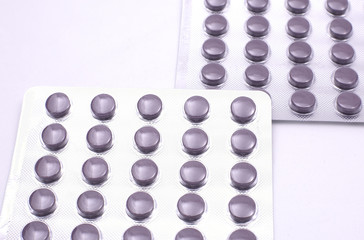 Lilac tablets