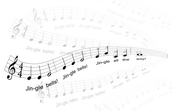 "Jingle Bells" Sheet Music (excerpt)