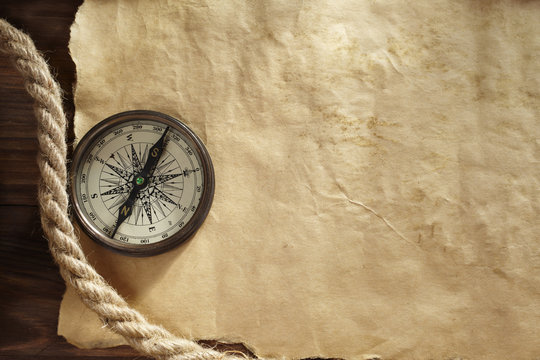 background with compass
