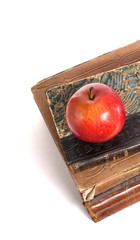 stack of retro books