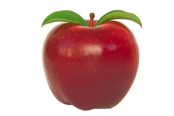 red apple